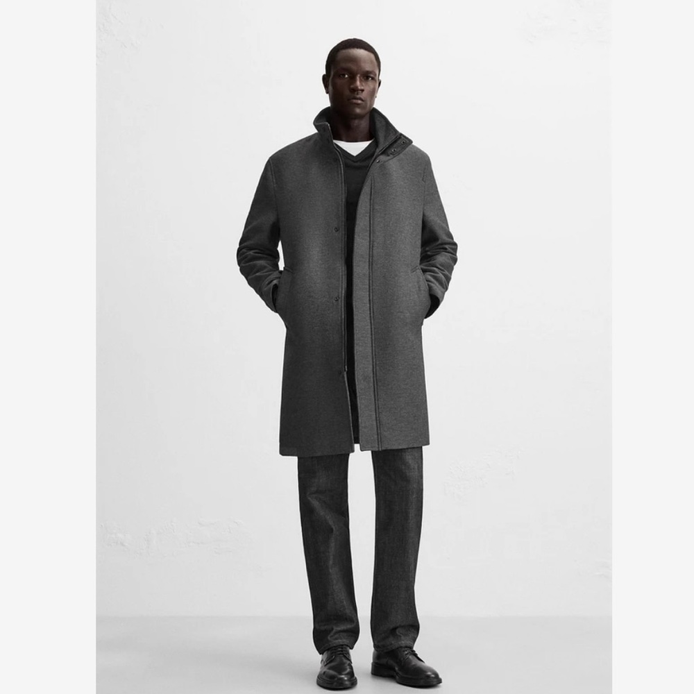 ZARA Men's Black Coat